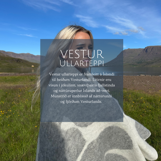VESTUR ullarteppi frá Steinholt & Co.